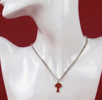 Philadelphia Phillies Logo Necklace - 24" Chain