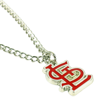 St. Louis Cardinals Logo Necklace - 24" Chain