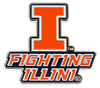 Illinois Fighting Illini Pin