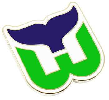 Hartford Whalers Logo Pin
