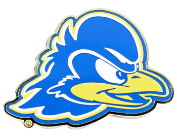 Delaware Fightin Blue Hens Logo Pin