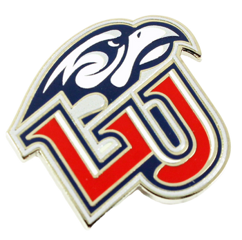 Liberty Flames Logo Pin