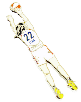 Caitlan Clark Indiana Fever #22 Jumpshot Pin - White