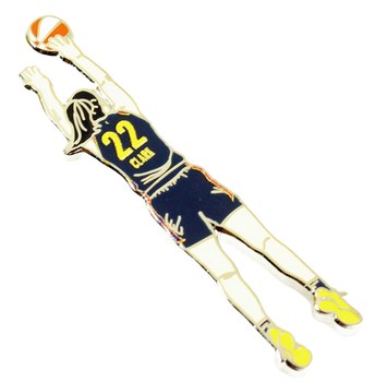 Caitlan Clark Indiana Fever #22 Jumpshot Pin - Blue