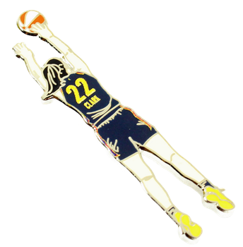 Caitlan Clark Indiana Fever #22 Jumpshot Pin - Blue