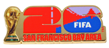 2026 FIFA World Cup Host City Pin - San Francisco Bay Area