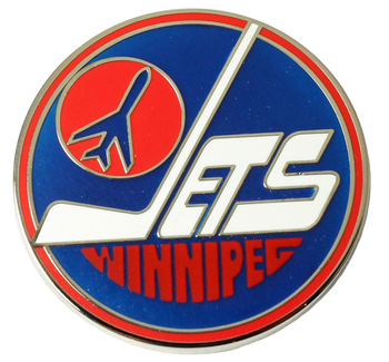 Winnipeg Jets Vintage Logo Pin