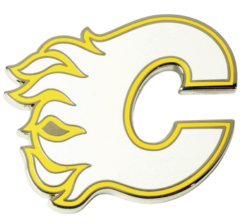 Calgary Flames Vintage Logo Pin