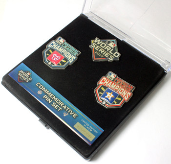 2019 World Series Match-Up Pin Set - Nationals vs. Astros