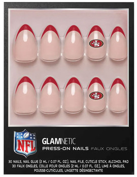 San Francisco 49ers Fingernails by Glamnetic