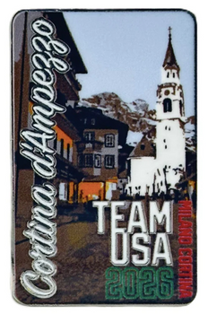 Milan 2026 Olympics Cortina Village d'Ampezzo Pin