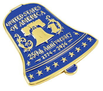 America 250th Anniversary Liberty Bell Pin - Limited 2,026