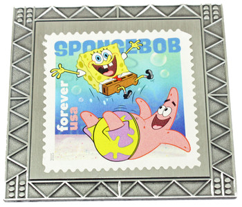 SpongeBob SquarePants & Patrick Stamp Lapel Pin
