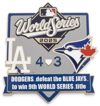 2025 World Series Commemorative Pin -Dodgers vs. Blue Jays- Limited Edition 1,000