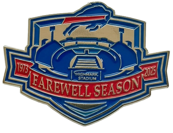 Buffalo Bills Highmark Stadium 1973-2025 Farewell Season Pin