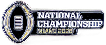2026 College Football National Championship Miami Logo Pin
