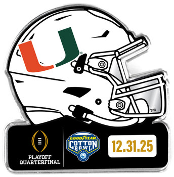 Miami Hurricanes 2025 Cotton Bowl Pin