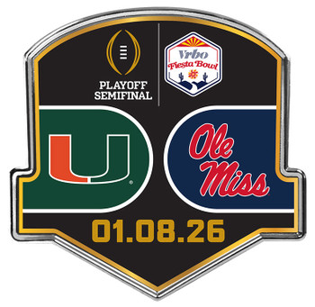 2026 Fiesta Bowl Pin Dueling Pin - Miami vs. Ole Miss