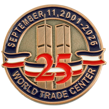 September 11th 25th Anniversary World Trade Center Pin