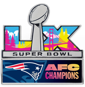 New England Patriots 2025 AFC Champions Pin