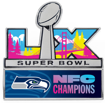 Seattle Seahawks 2025 NFC Champions Pin
