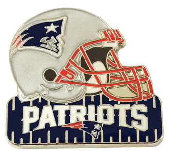 New England Patriots Helmet / Logo Pin