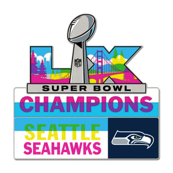 Seattle Seahawks Super Bowl LX (60) Champions Pins.