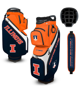 Illinois Fighting Illini Golf Bag w/ Cooler Bucket