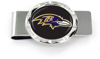 Baltimore Ravens Diamond Cut Money Clip