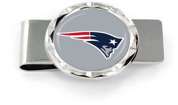 New England Patriots Diamond Cut Money Clip