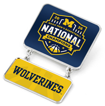 Michigan Wolverines 2026 Final Four Champs Dangler Pin
