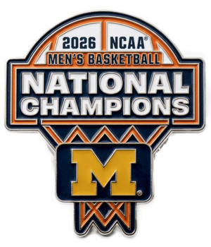 Wolverines Final Four Championship Extended Logo Pin