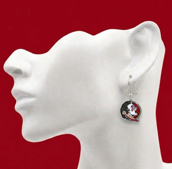 Florida State Glitter Earrings