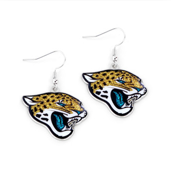 Jacksonville Jaguars Glitter Earrings