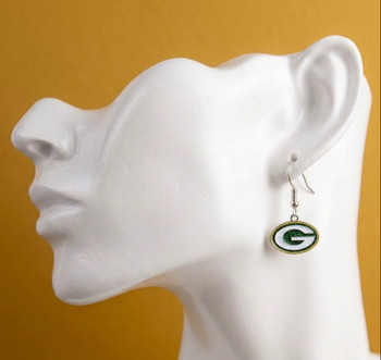 Green Bay Packers Glitter Earrings