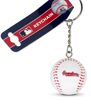 Cleveland Guardians 3D Baseball Keychain 2