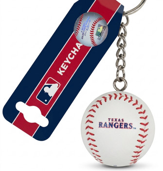 Texas Rangers 3D Baseball Keychain 2