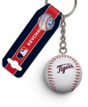 Detroit Tigers 3D Baseball Keychain 2