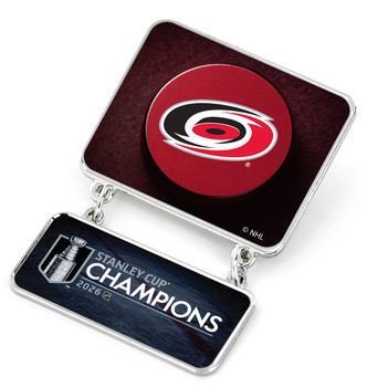 Carolina Hurricanes 2026 Stanley Cup Champs Dangle Pin - 2"
