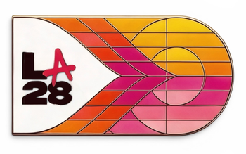 Los Angeles 2028 Olympics Superbloom Emblem Pin
