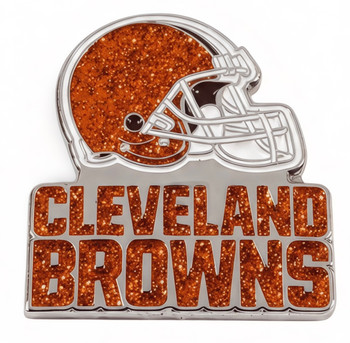 Cleveland Browns Glitter Pin