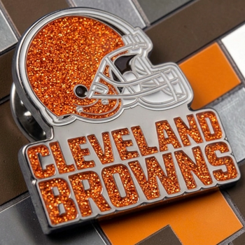 Cleveland Browns Glitter Pin