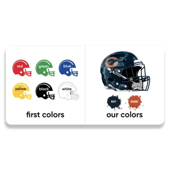 Chicago Bears Baby Book- A Fan is Born