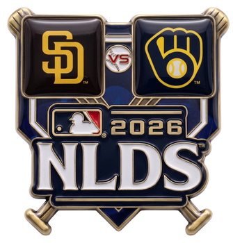 San Diego Padres vs. Milwaukee Brewers 2026 NLDS Dueling Pin