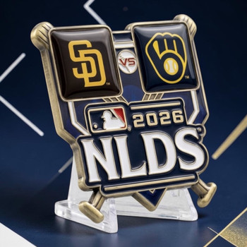 San Diego Padres vs. Milwaukee Brewers 2026 NLDS Dueling Pin