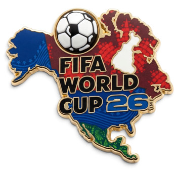 2026 FIFA World Cup- 3-D Soccer North America Pin