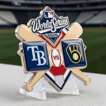 Tampa Bay Rays vs. Milwaukee Brewers 2026 World Series Dueling Pin