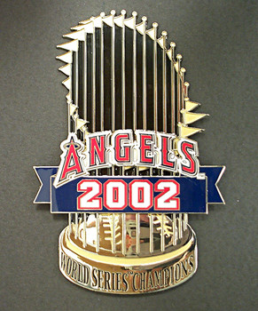 St. Louis Cardinals 2006 World Series Champs Trophy Globle Pin #1- Oversized