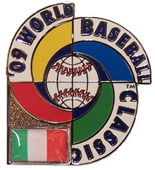 2009 World Baseball Classic Team Italy Pin
