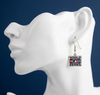 2006 World Series Logo Earrings